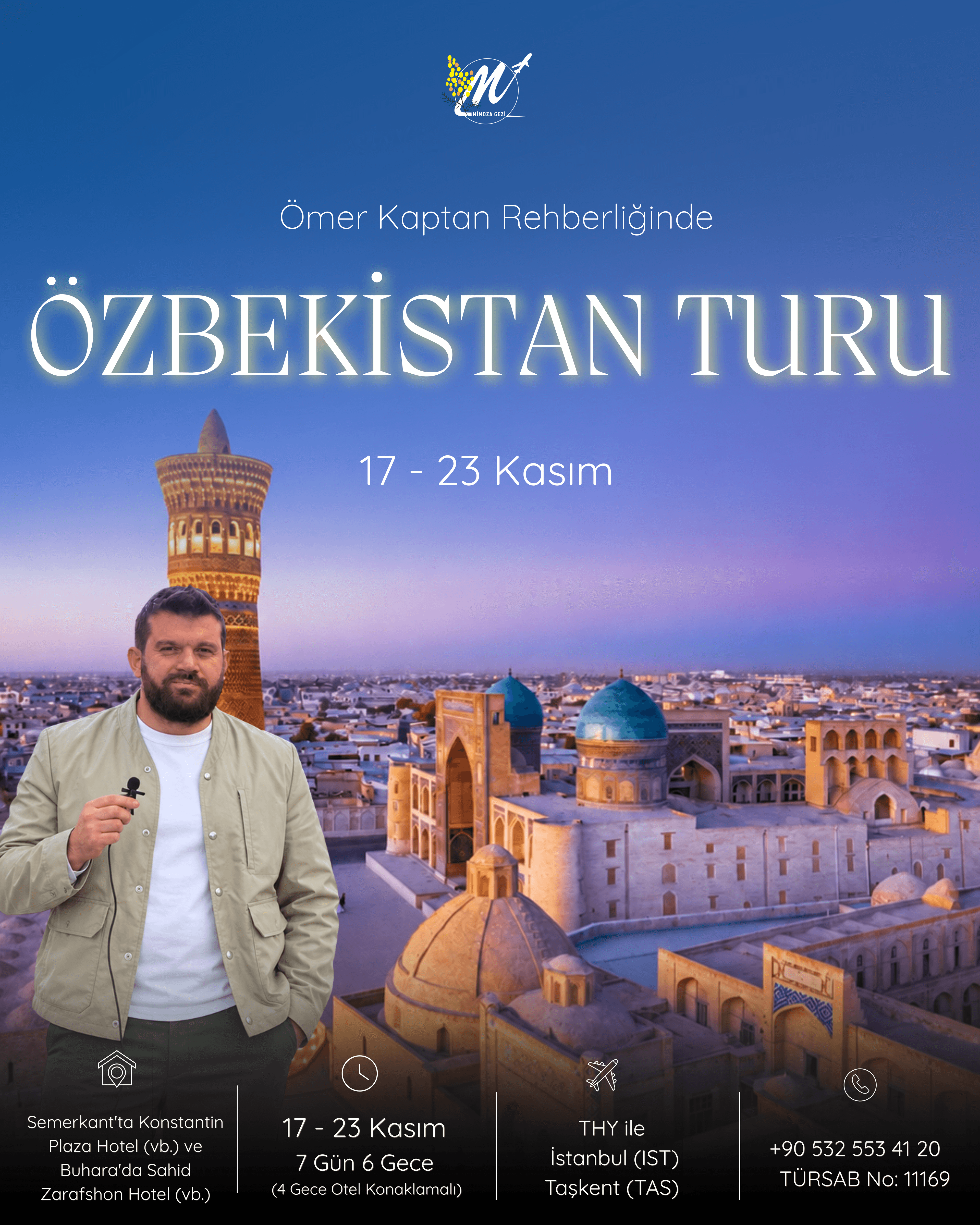 ÖZBEKİSTAN TURU — afiş